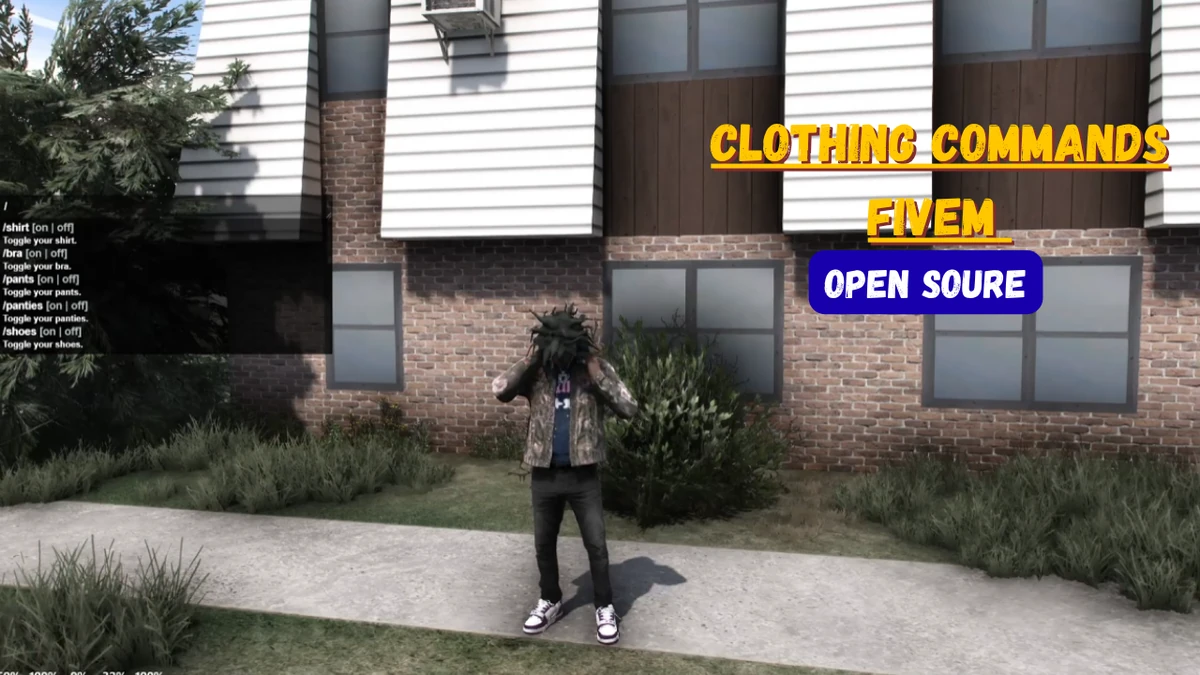 Clothing Commands FiveM | Standalone Open Source Script